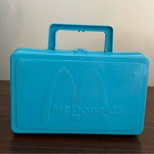 McDonald’s Vintage small lunchbox/snack box in blue.